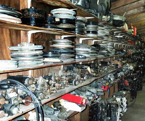 Hundreds of marine flywheels and starters